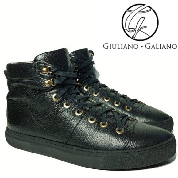 Special Edition Giuliano Galiano Napa Leaher Luxury Streetwear Sneakers Sz 10